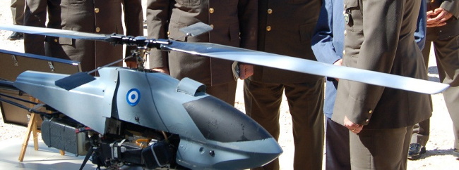 Το μη επανδρωμένο ελικόπτερο που κατασκευάστηκε από στελέχη του ΕΣ