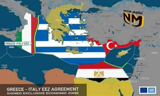 Map with EEZ - Exclusive Economic Zone