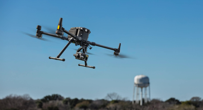 Φωτογραφία του drone τύπου Matrice 300 RTK της εταιρείας DJI